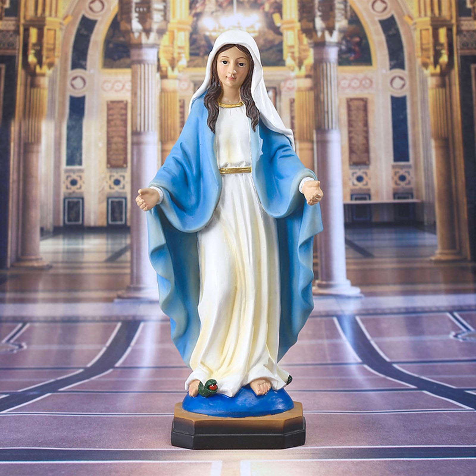 Amazon.co.jp: Milageto マリア像 工芸品用のマリアの置物